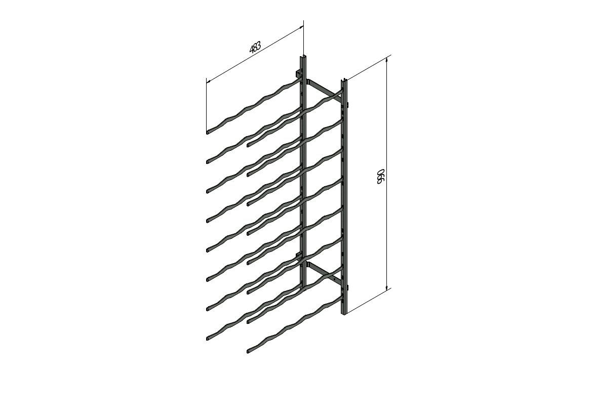 LS50100 - Casier 100 bouteilles - LeSuper