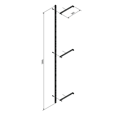 Jonction Casier Magnum / Casier Bouteille hauteur 2m
